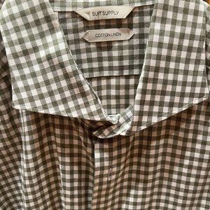 Suitsupply Classic Green Checked Shirt